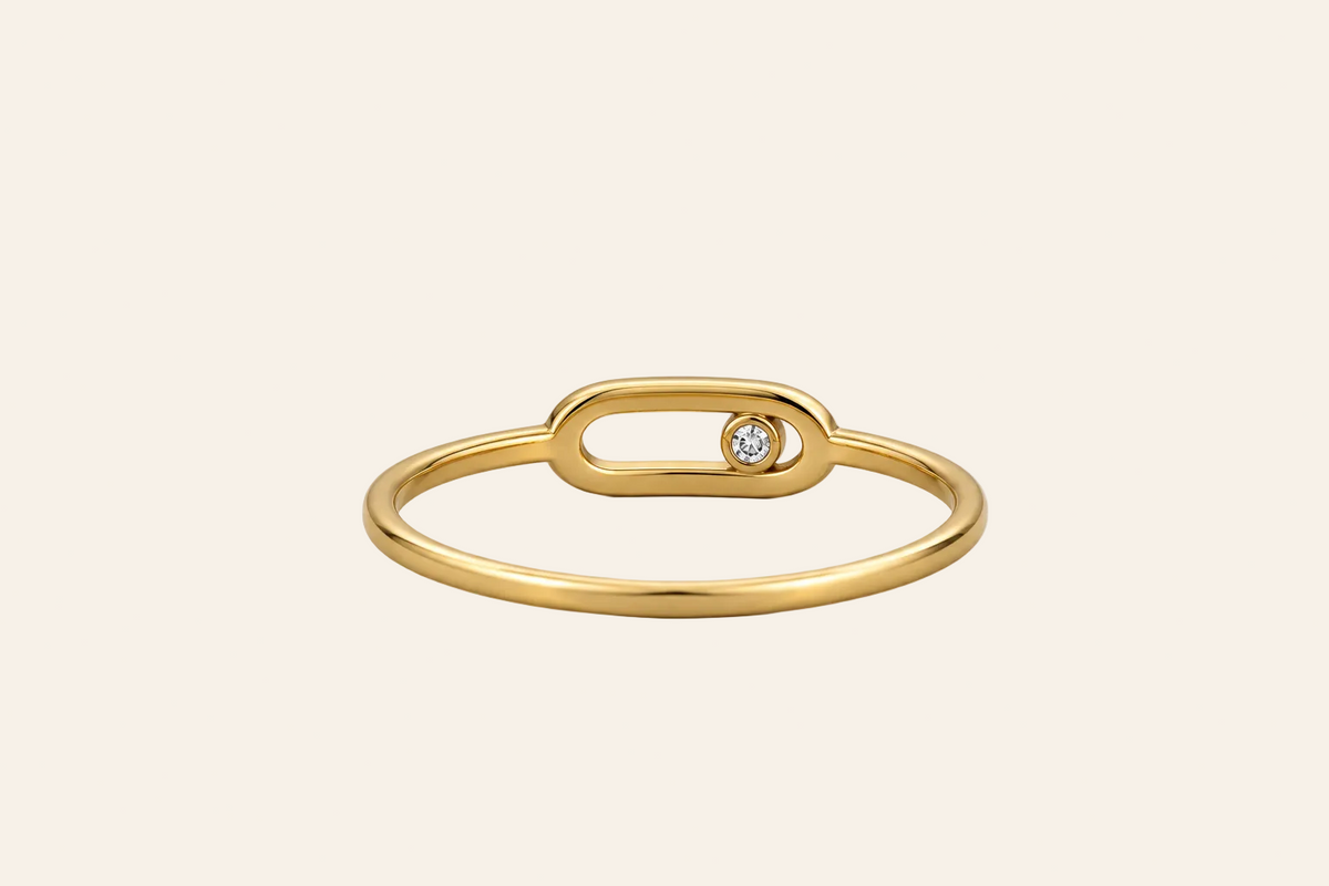18K Gold Messina Move Uno Ring