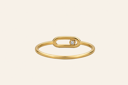 18K Gold Messina Move Uno Ring