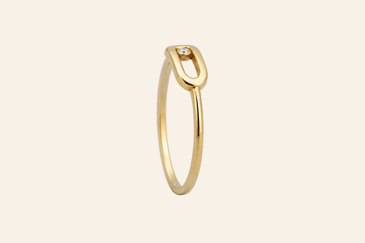 18K Gold Messina Move Uno Ring