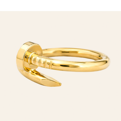 18K Gold Nail Wrap Ring
