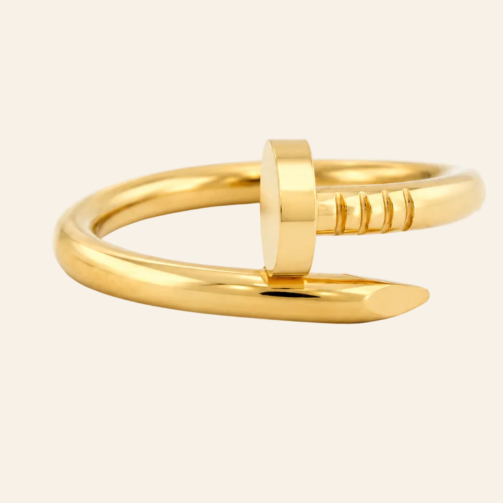 18K Gold Nail Wrap Ring